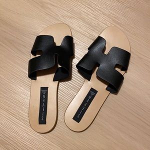 Black sandals